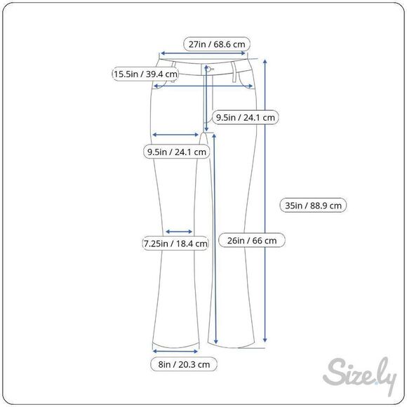 Lysse Maternity Bootcut Jeans Size Small Medium Wash Wash Blue Denim 27X26 - Picture 2 of 10